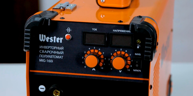 Wester MIG-160i Сварочный аппарат в использовании
