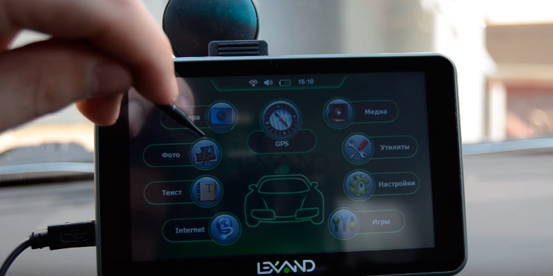 Lexand SA5 HD+ Навигатор в использовании