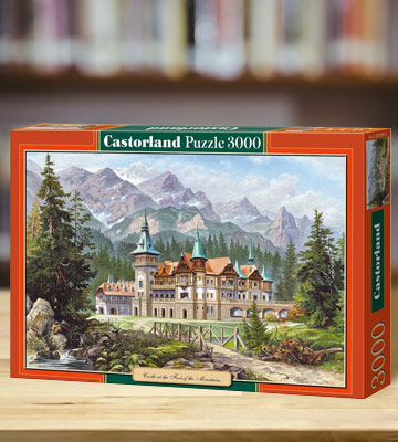 Обзор Castorland Puzzle Замок у подножия гор