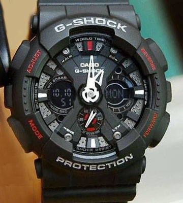 Обзор Casio GA-120-1A Часы G-Shock