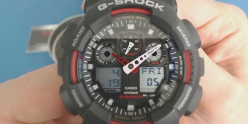 Casio GA-100-1A4 Часы G-Shock в использовании